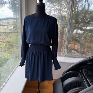 JAYGODFREY Navy Long Sleeve Dress, Size 2
